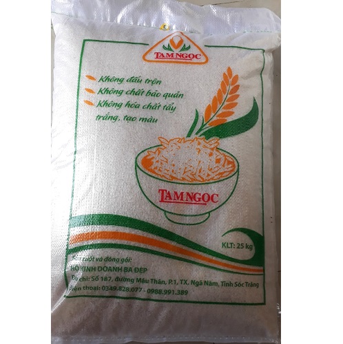 Gạo Tam Ngọc II bao 25 kg