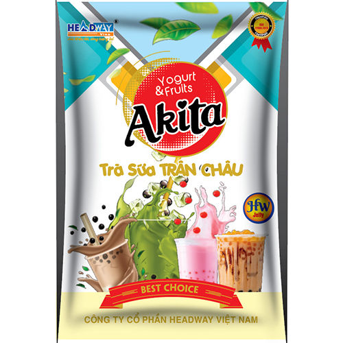 Thạch Akita trà sữa trân châu