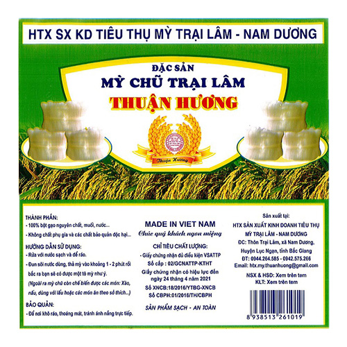 Mỳ gạo chũ Thuận Hương