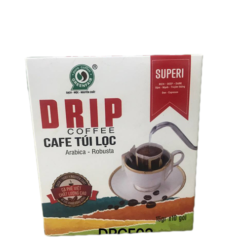DRCF02_Cà phê túi lọc Superi