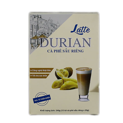 Latte Durian Cà phê Sầu riêng Loại hòa tan