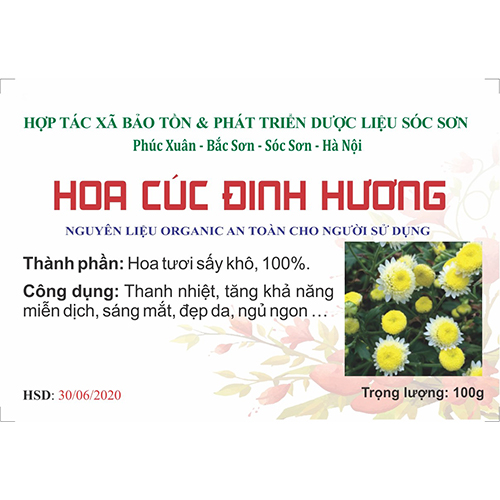 Trà Hoa Cúc Đinh Hương