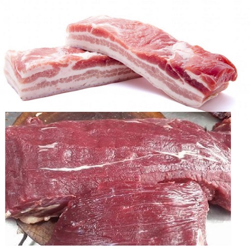 Thịt lợn, thịt bò-
